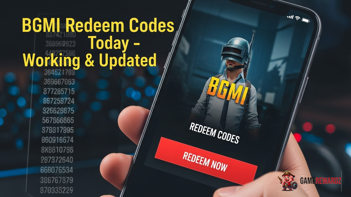 BGMI Redeem Codes Today – Working &amp; Updated